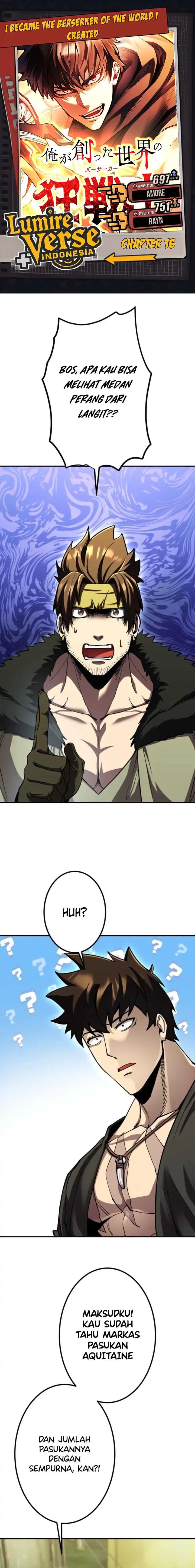 Baca I Became the Berserker of the World I Created - Chapter 16 halaman 1