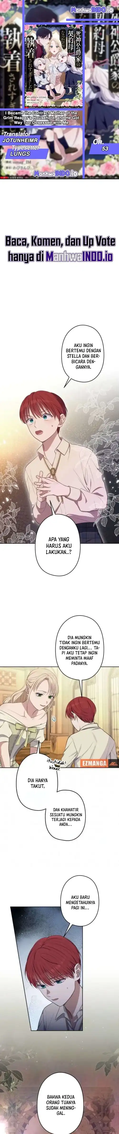 Baca I Became the Contract Mother of the Grim Reaper Duke’s Family and They Became Obsessed With Me - Chapter 53 halaman 1