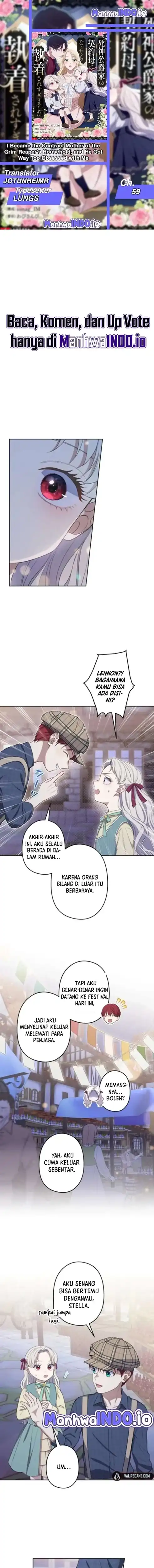 Baca I Became the Contract Mother of the Grim Reaper Duke’s Family and They Became Obsessed With Me - Chapter 59 halaman 1