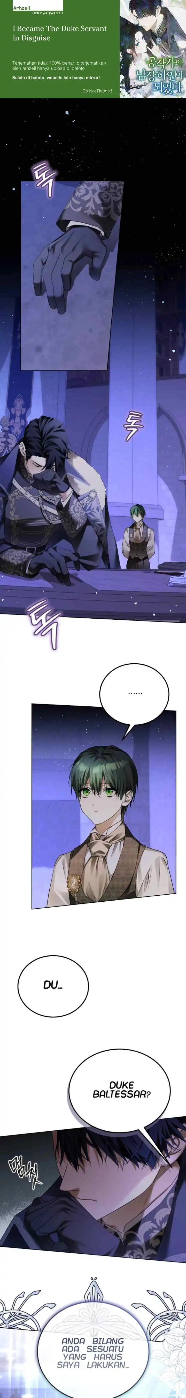 I Became the Duke’s Servant in Disguise Chapter 1 - Page 1