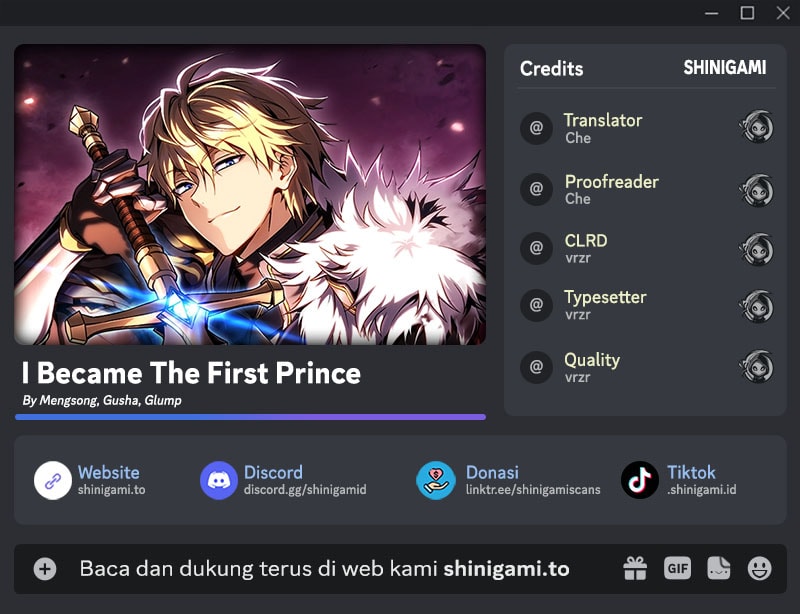 Baca I Became The First Prince - Chapter 34 halaman 1