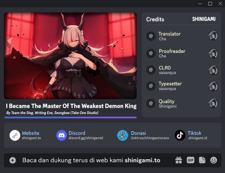 Baca I Became the Master of the Weakest Demon King - Chapter 13 halaman 1