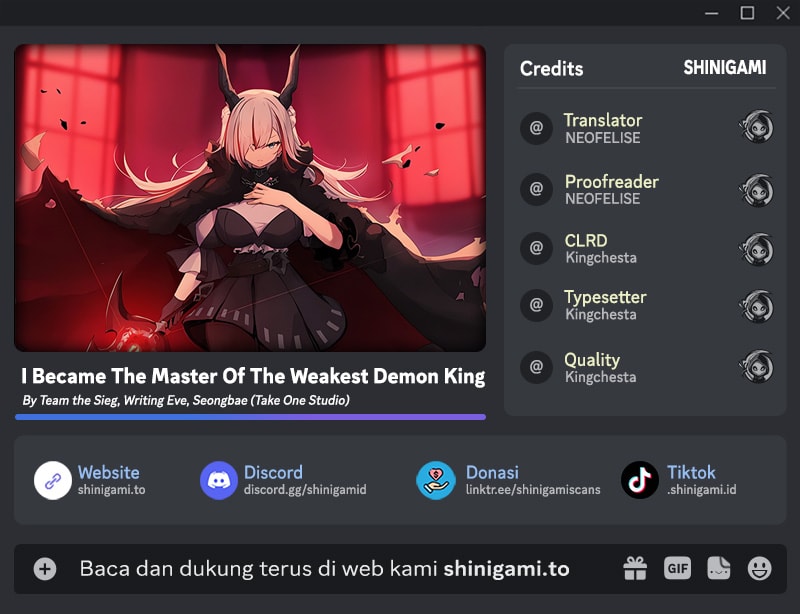 I Became the Master of the Weakest Demon King Chapter 33 - Page 1