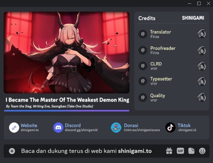 Baca I Became the Master of the Weakest Demon King - Chapter 4 halaman 1