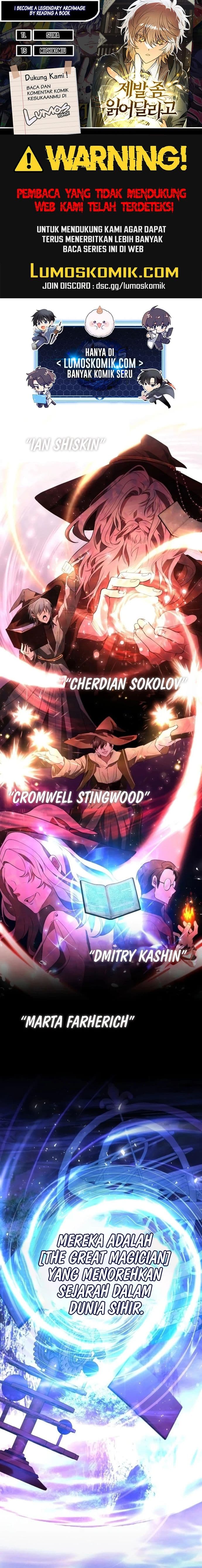 Baca I Become a Legendary Arch Mage by Reading a Book - Chapter 1 halaman 1