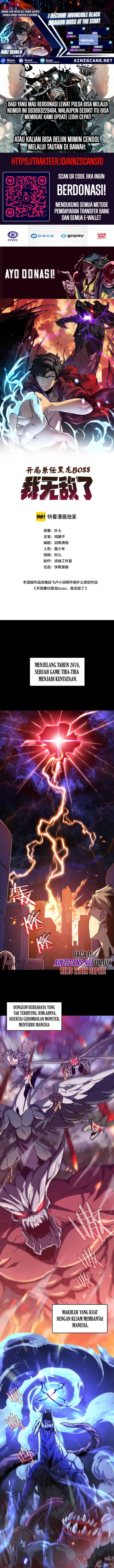 Baca I Become Invincible Black Dragon Boss At The Start - Chapter 1 halaman 1