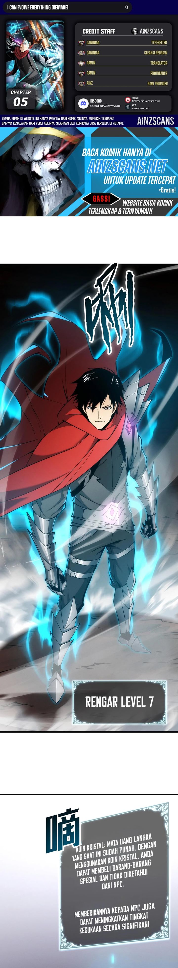 Baca I Can Evolve Everything (Remake) - Chapter 5 halaman 1