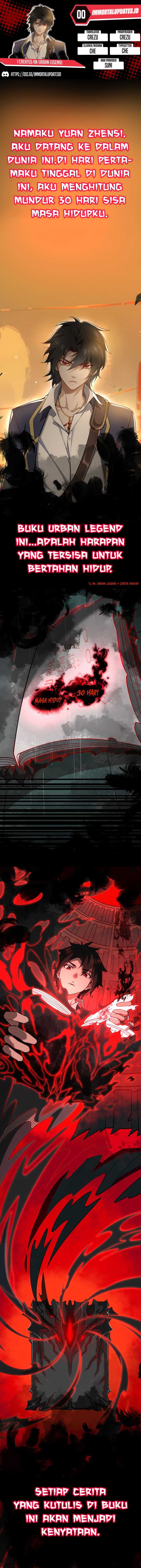 Baca I Created an Urban Legend! - Chapter 0.1 halaman 1