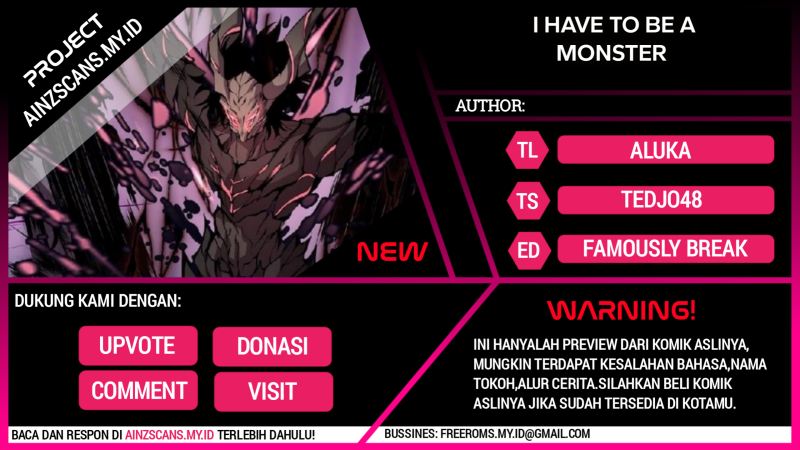Baca I Have to Be a Monster - Chapter 16 halaman 1