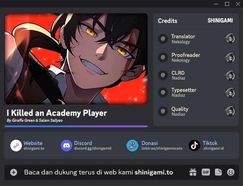 Baca I Killed an Academy Player - Chapter 118 halaman 1