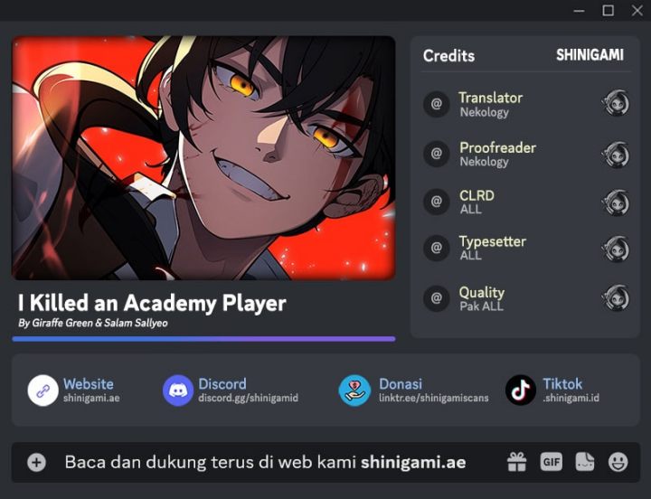 Baca I Killed an Academy Player - Chapter 122 halaman 1