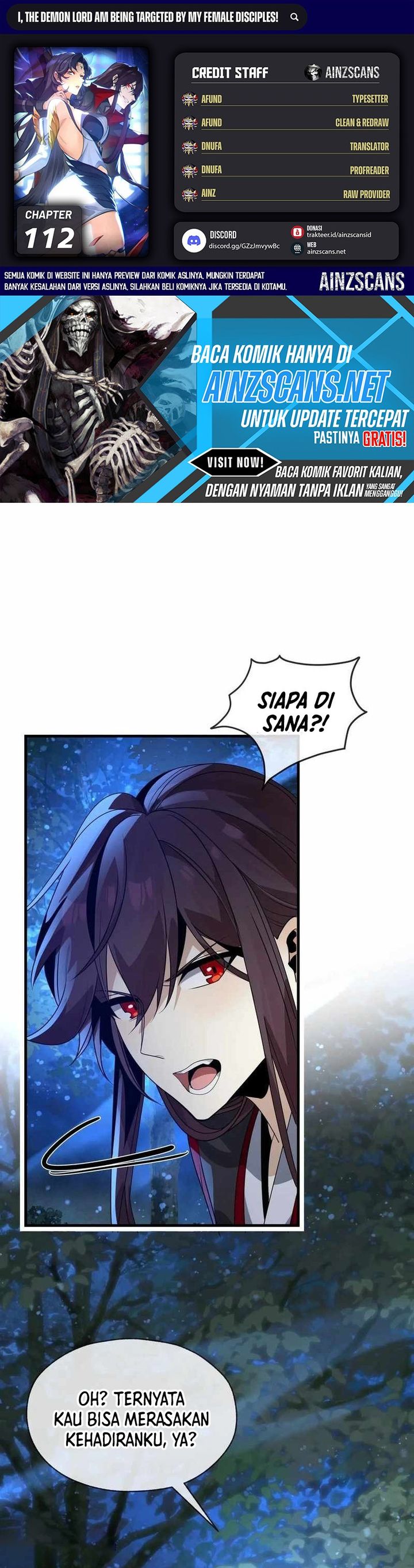 Baca I Love the Demon Lord So Much That Even My Female Disciples Want to Kill Me - Chapter 112 halaman 1