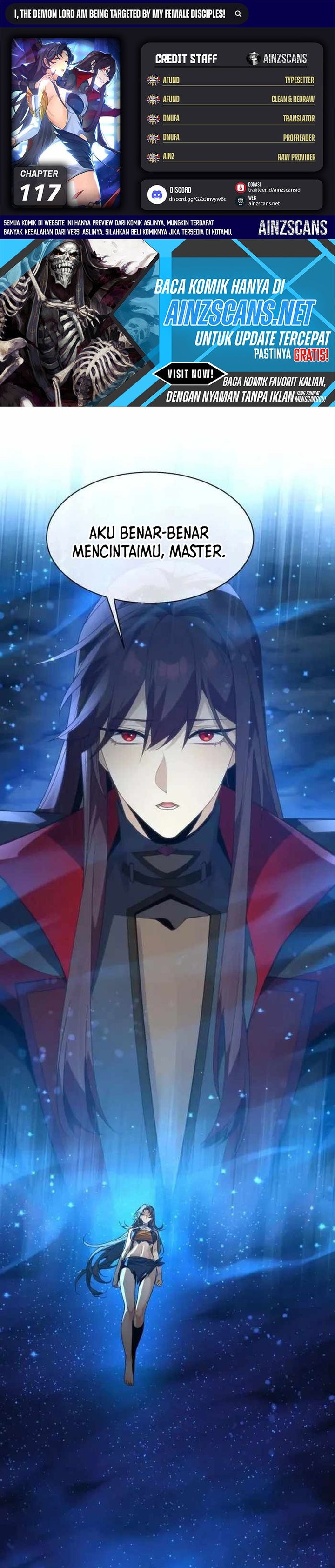 Baca I Love the Demon Lord So Much That Even My Female Disciples Want to Kill Me - Chapter 117 halaman 1