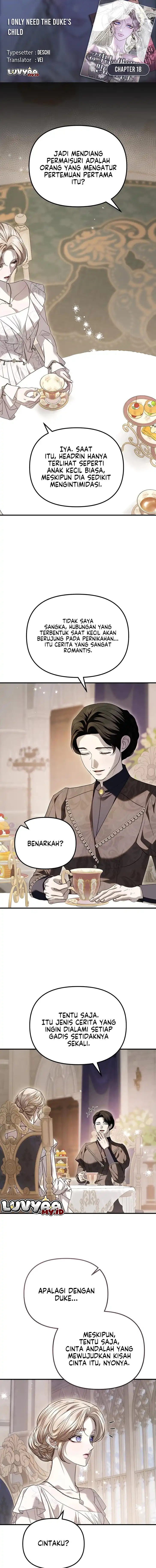 Baca I Only Need the Duke’s Child - Chapter 18 halaman 1
