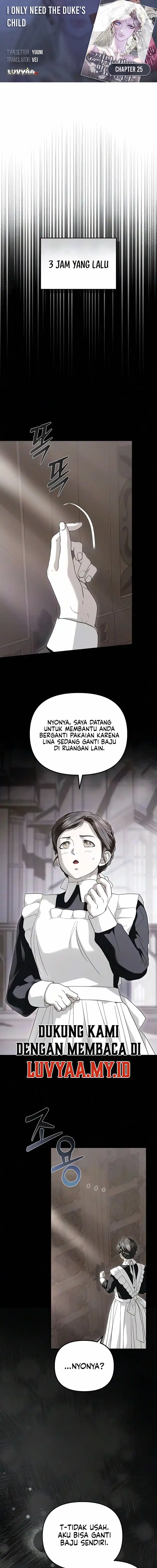 I Only Need the Duke’s Child Chapter 25 - Page 1