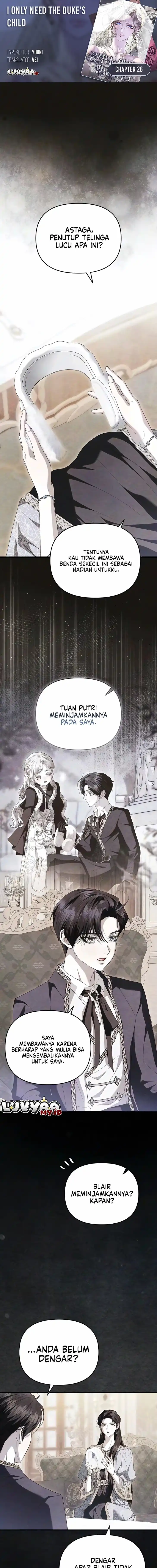 I Only Need the Duke’s Child Chapter 26 - Page 1