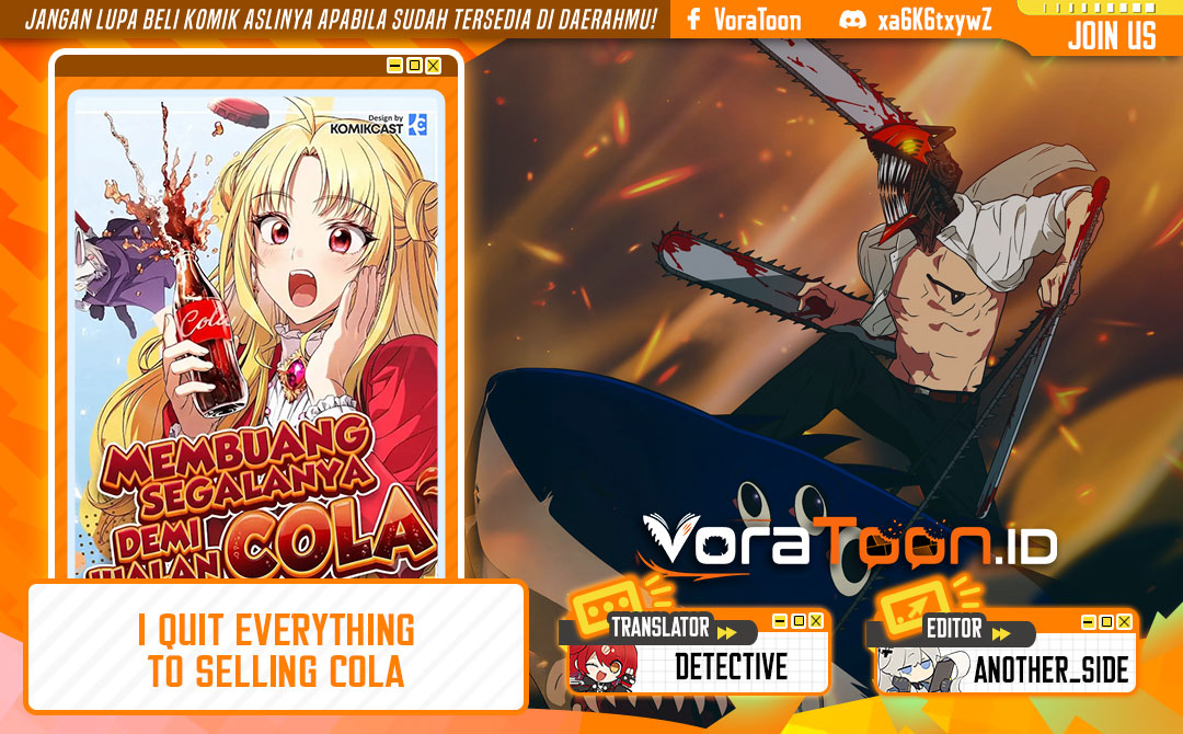 Baca I Quit Everything to Selling Cola Chapter 13 Bahasa Indonesia page 6