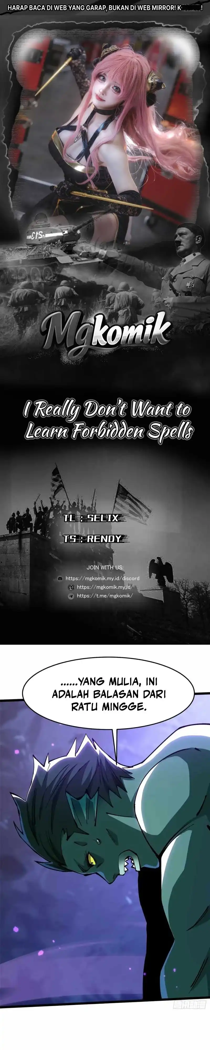 I Really Don't Want to Learn Forbidden Spells Chapter 132 - Page 1