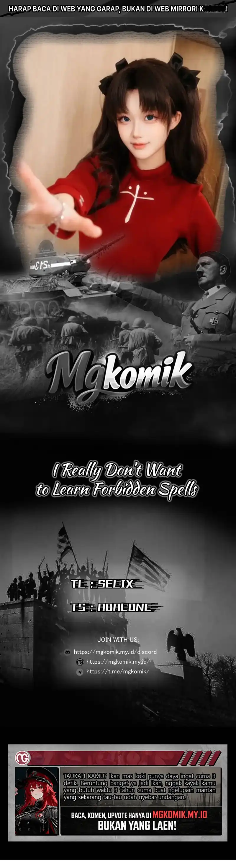 I Really Don't Want to Learn Forbidden Spells Chapter 133 - Page 1
