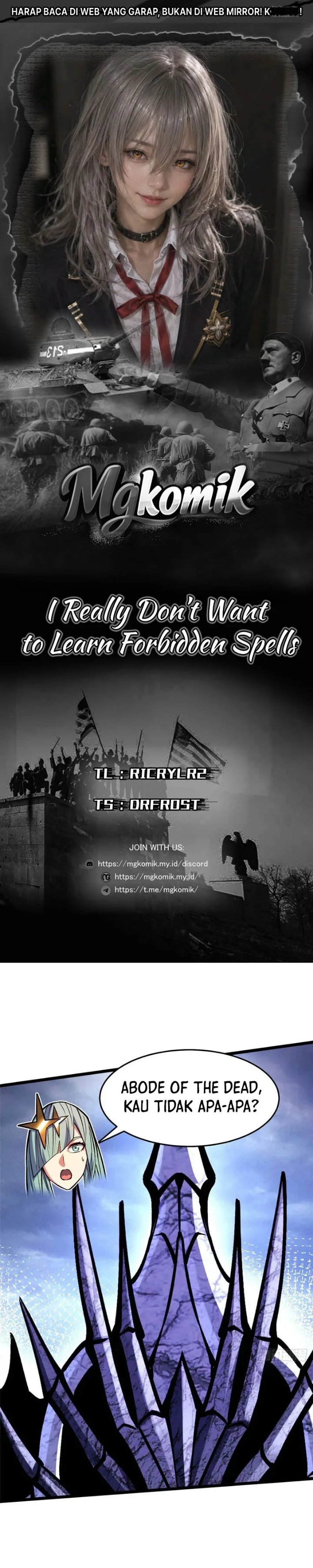 I Really Don't Want to Learn Forbidden Spells Chapter 148 - Page 1