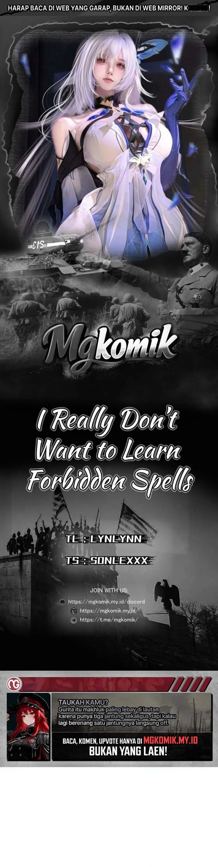 I Really Don't Want to Learn Forbidden Spells Chapter 153 - Page 1