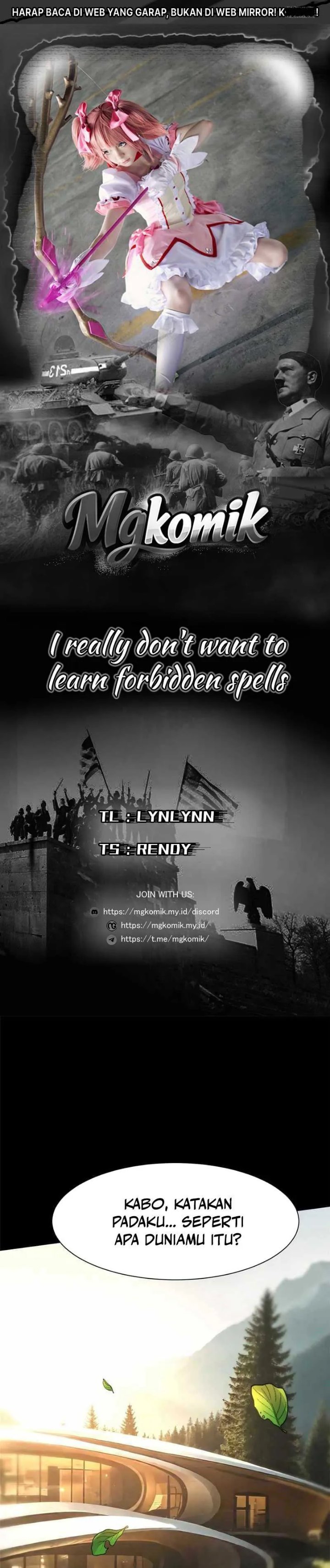 I Really Don't Want to Learn Forbidden Spells Chapter 157 - Page 1
