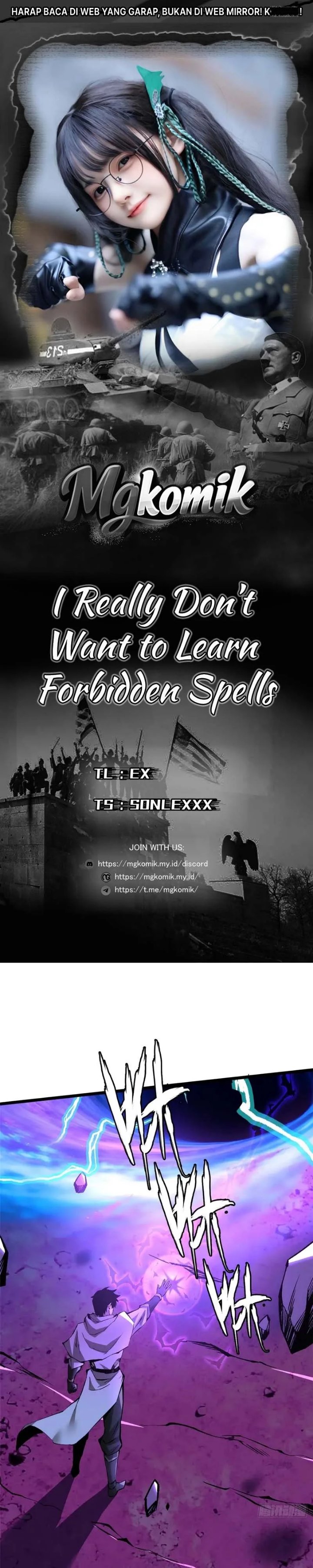 I Really Don't Want to Learn Forbidden Spells Chapter 160 - Page 1