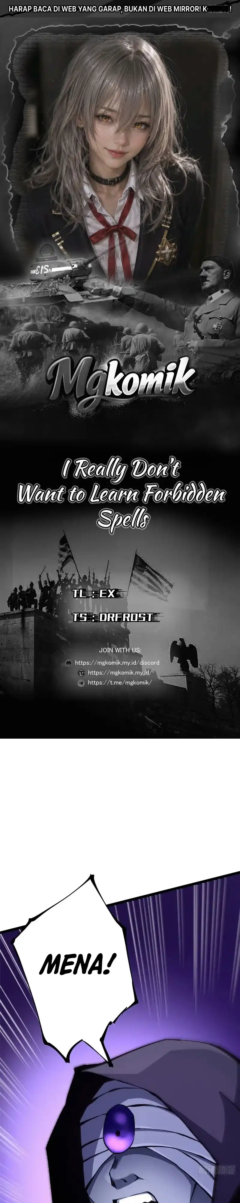 I Really Don't Want to Learn Forbidden Spells Chapter 163 - Page 1