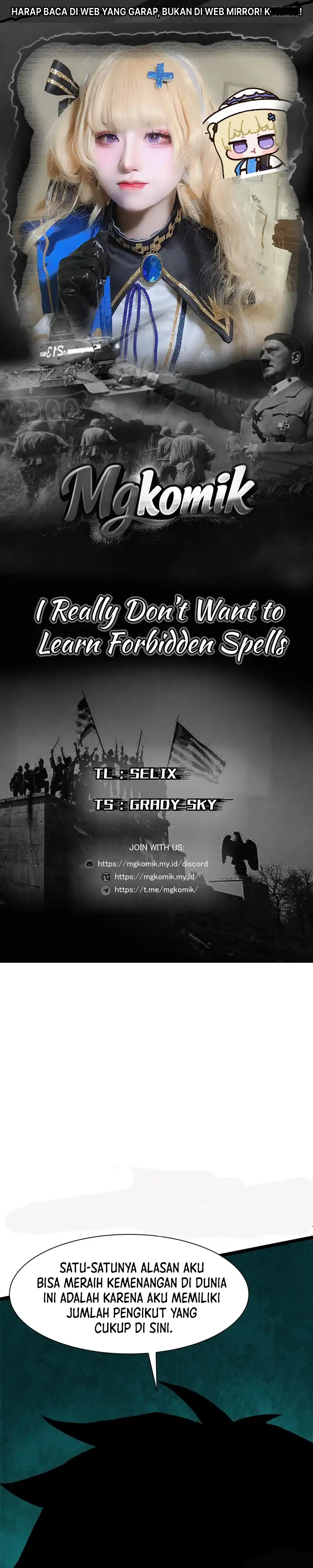 I Really Don't Want to Learn Forbidden Spells Chapter 170 - Page 1