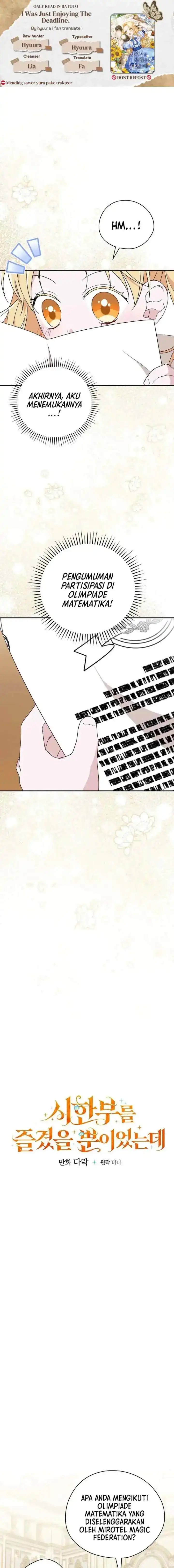 I Was Just Having Fun With The Time Limit Chapter 29 - Page 1