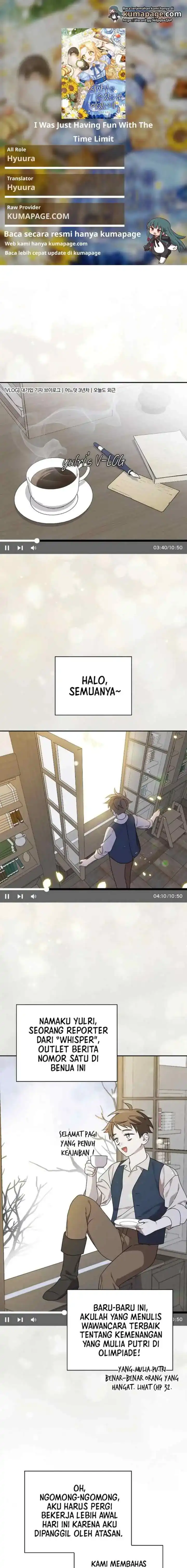 I Was Just Having Fun With The Time Limit Chapter 36 - Page 1