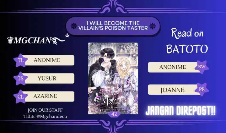 I Will Become the Villain’s Poison Taster Chapter 42 - Page 1