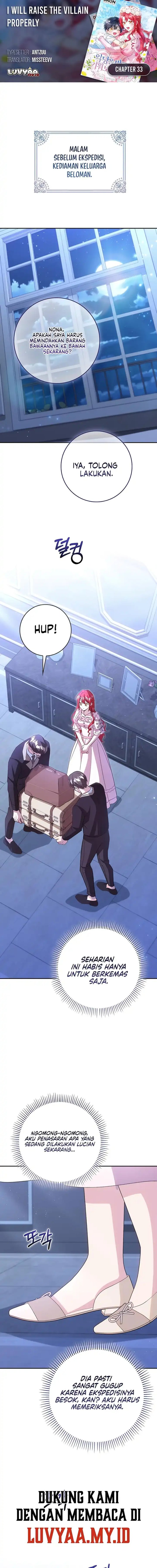 Baca I Will Raise the Villain Properly - Chapter 33 halaman 1