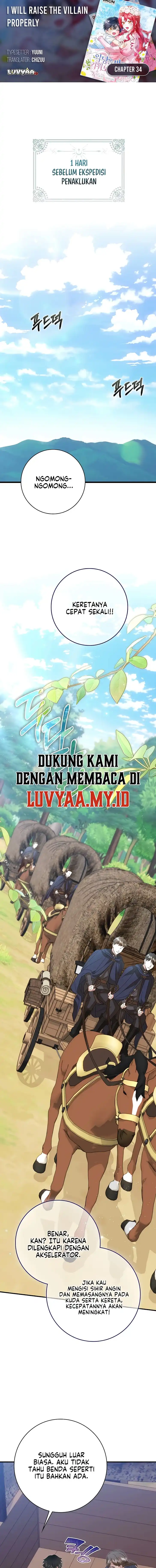 Baca I Will Raise the Villain Properly - Chapter 34 halaman 1