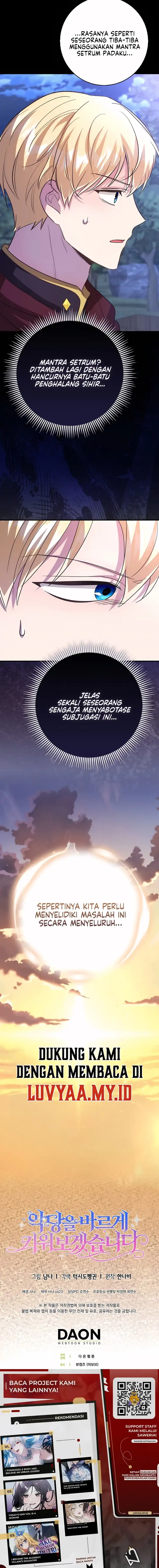 Baca I Will Raise the Villain Properly Chapter 38 Bahasa Indonesia page 42