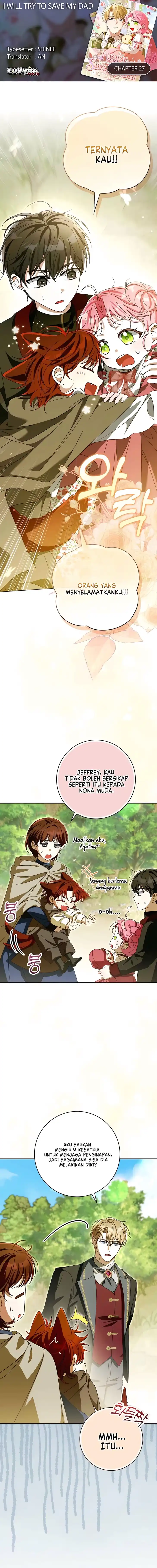 Baca I Will Try to Save My Dad - Chapter 27 halaman 1