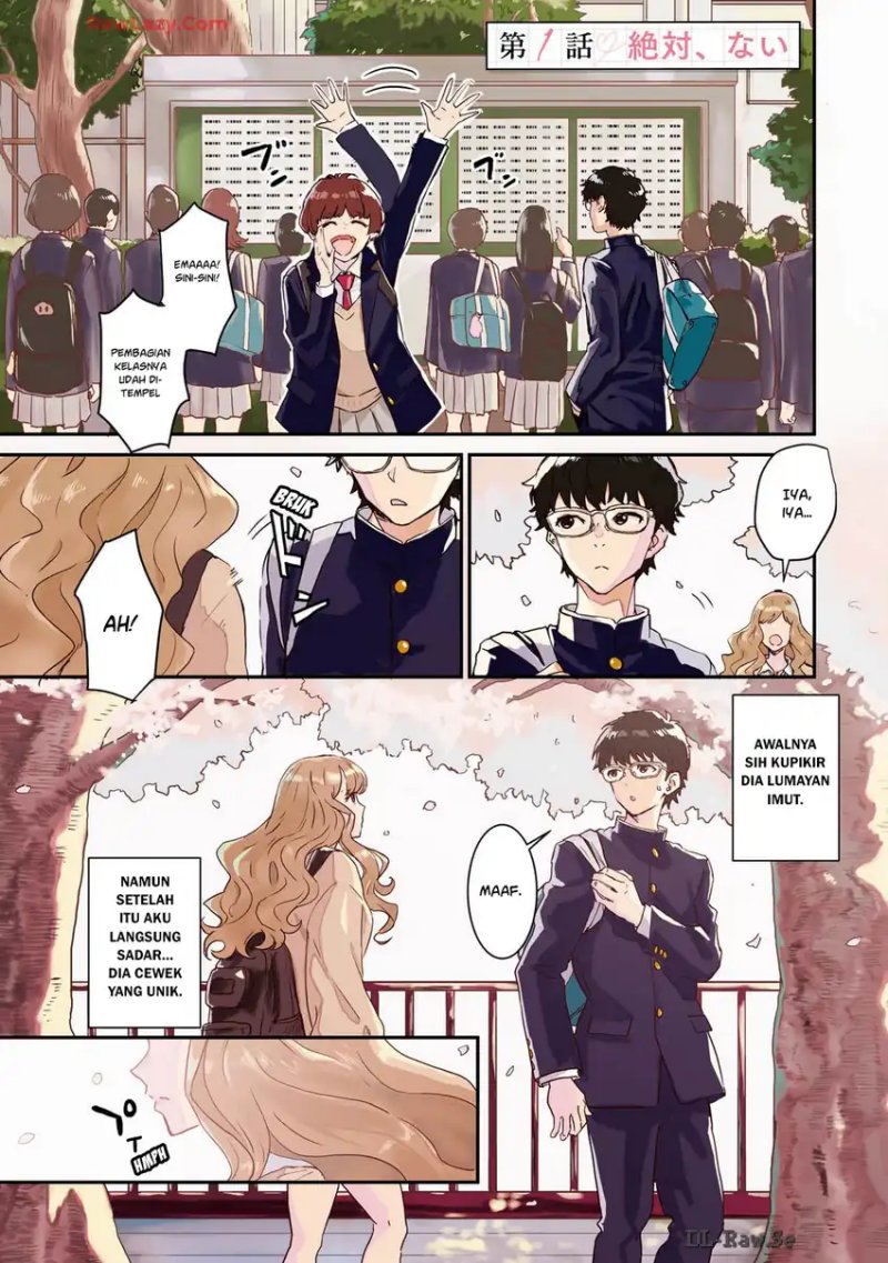 Baca Ichiban Tookute, Chikai Aitsu. ~Kimi ni Koi wo Suru nante, Arienai Hazu Datta~ - Chapter 1 halaman 3
