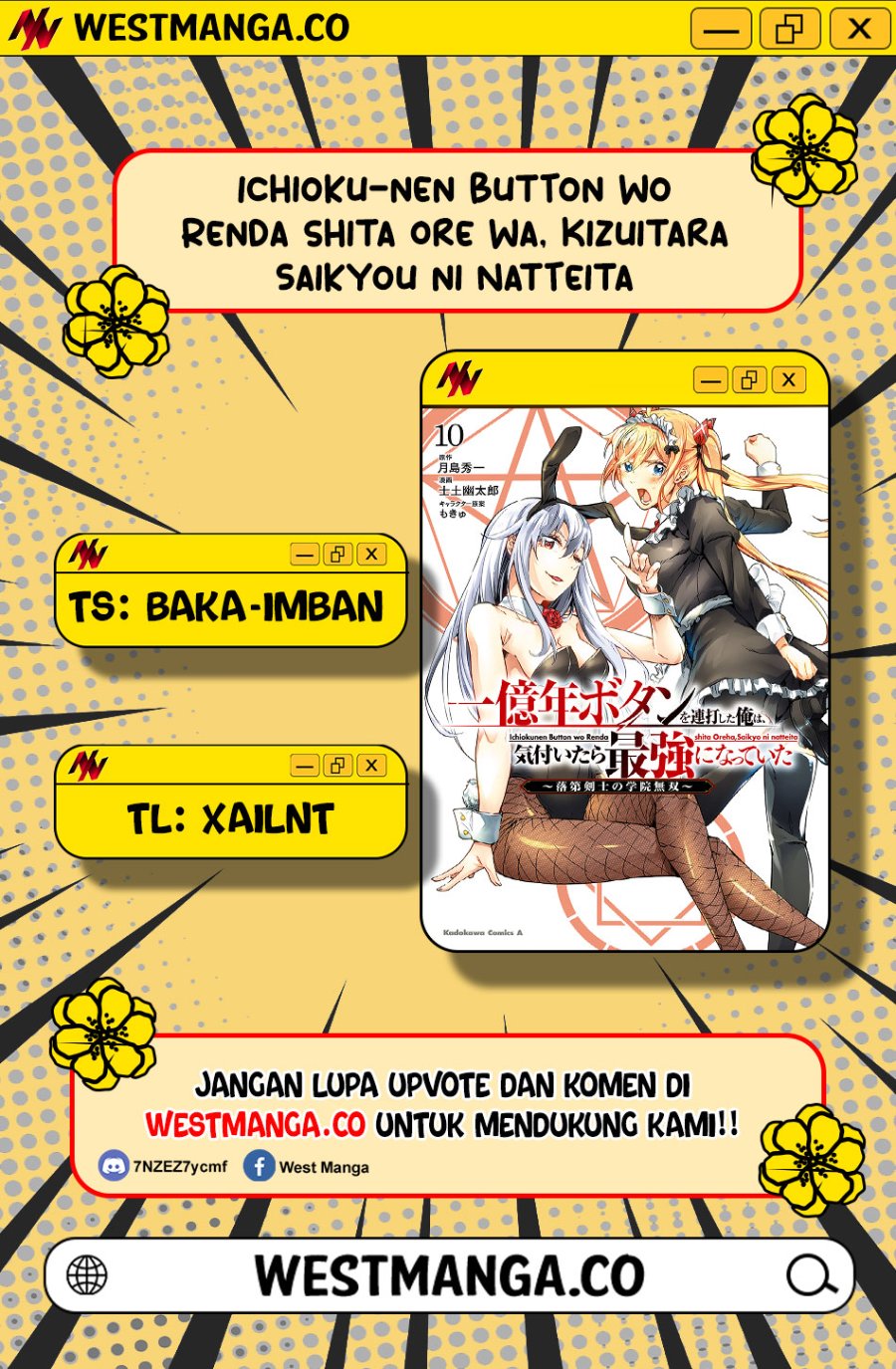 Baca Ichioku-nen Button O Renda Shita Ore Wa, Kizuitara Saikyou Ni Natteita - Chapter 37 halaman 3