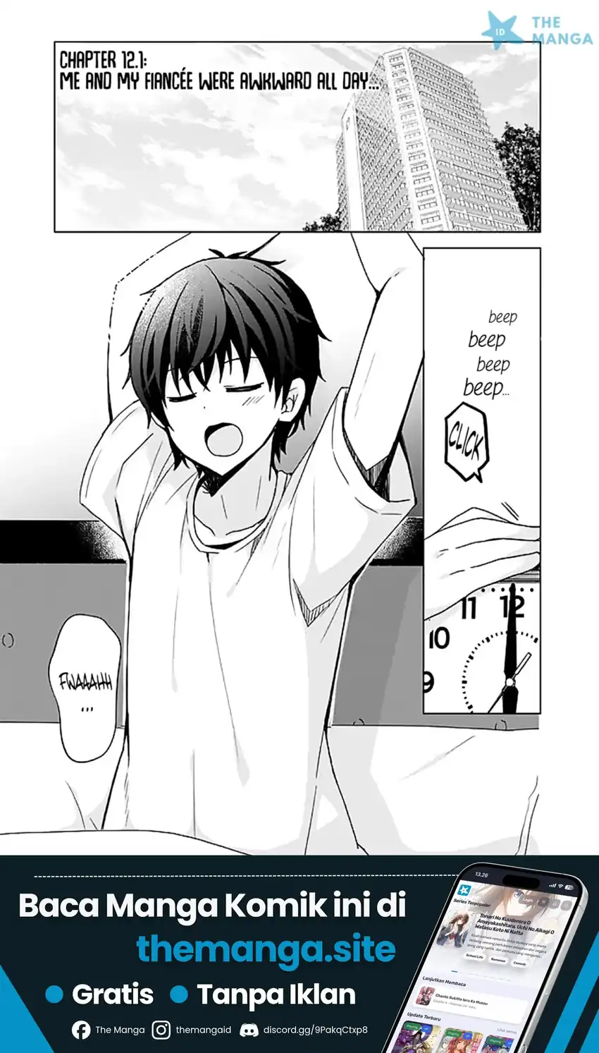 Baca Iinazuke ga Dekita to Omottara, Sono Iinazuke ga Gakkou de Yuumei na “Akuyaku Reijou” Dattan dakedo, Dou Sureba Ii? - Chapter 12 halaman 2
