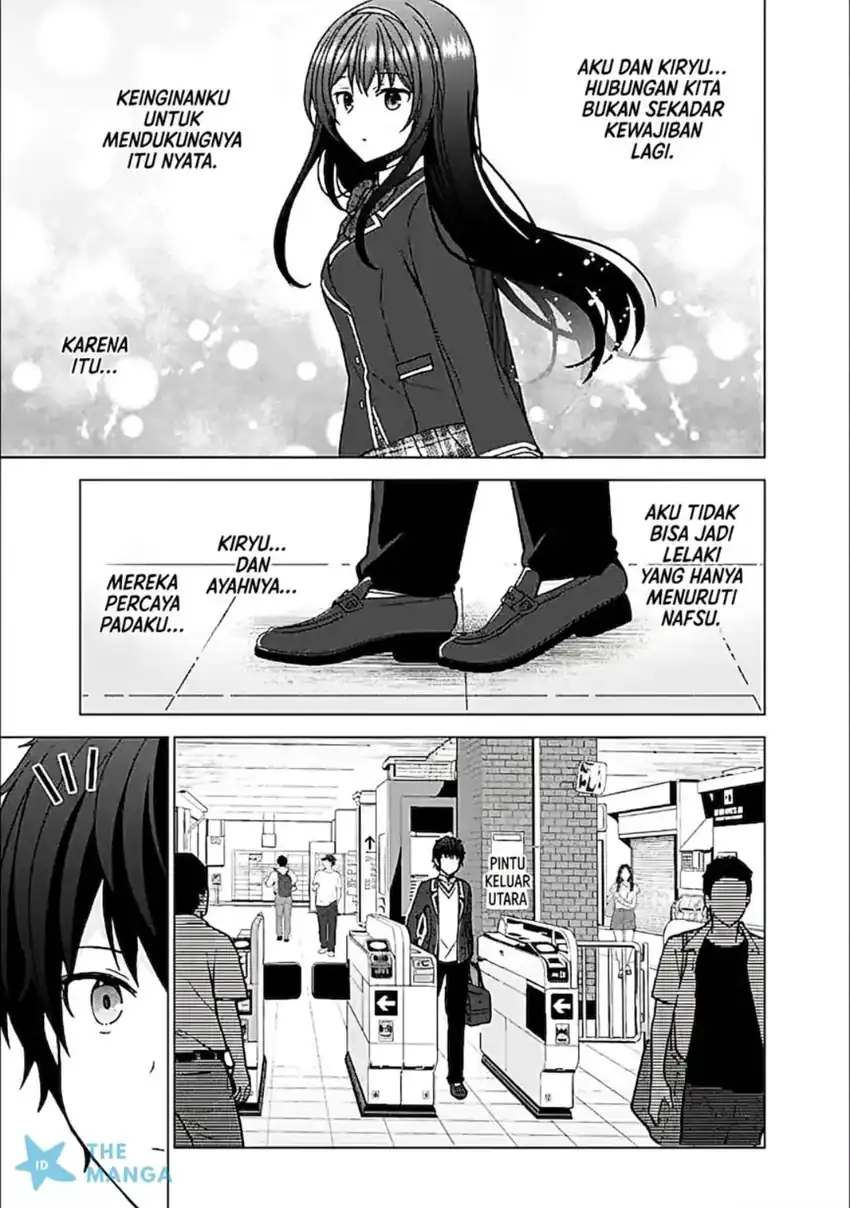 Baca Iinazuke ga Dekita to Omottara, Sono Iinazuke ga Gakkou de Yuumei na “Akuyaku Reijou” Dattan dakedo, Dou Sureba Ii? - Chapter 12 halaman 45