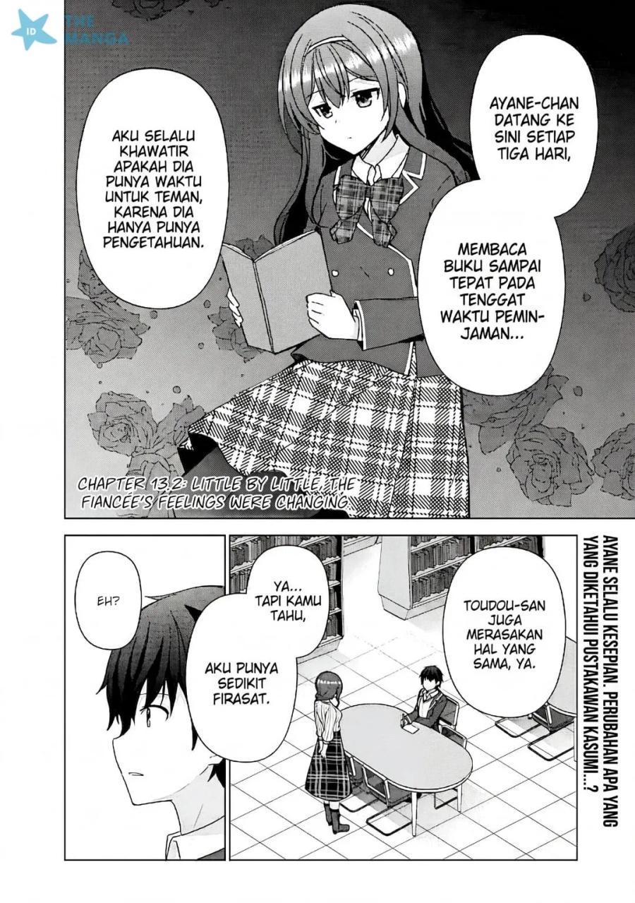 Baca Iinazuke ga Dekita to Omottara, Sono Iinazuke ga Gakkou de Yuumei na “Akuyaku Reijou” Dattan dakedo, Dou Sureba Ii? - Chapter 13 halaman 15