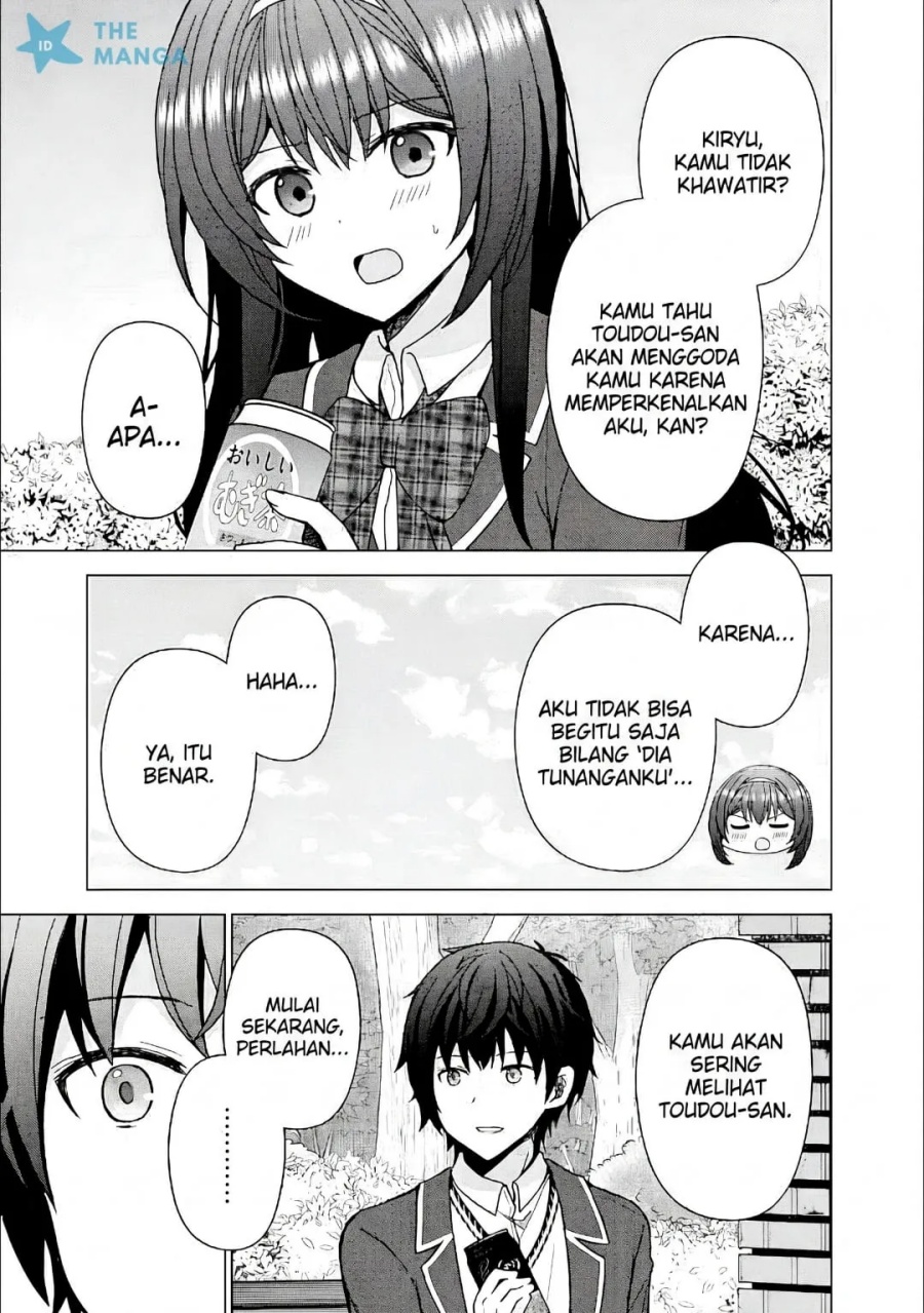 Baca Iinazuke ga Dekita to Omottara, Sono Iinazuke ga Gakkou de Yuumei na “Akuyaku Reijou” Dattan dakedo, Dou Sureba Ii? - Chapter 13 halaman 23