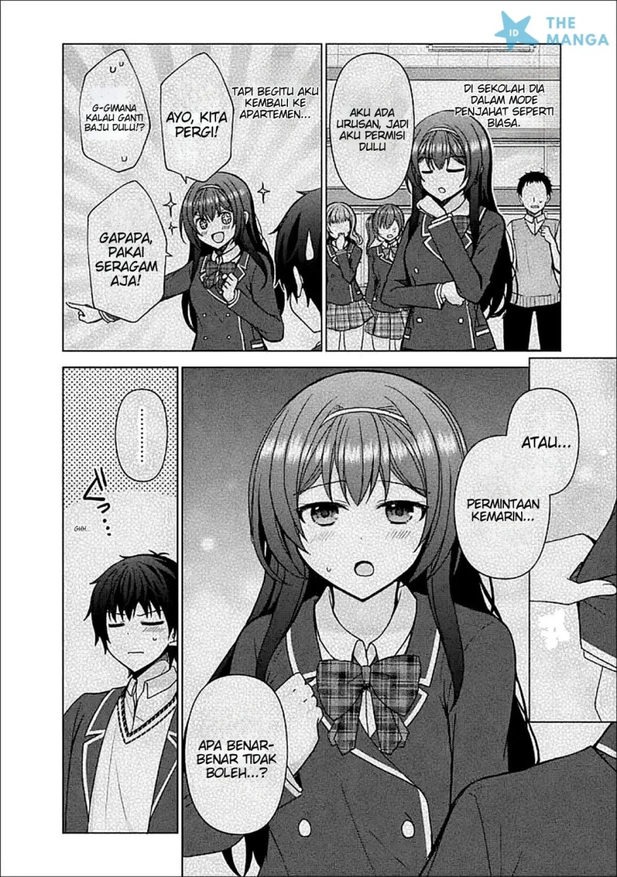 Baca Iinazuke ga Dekita to Omottara, Sono Iinazuke ga Gakkou de Yuumei na “Akuyaku Reijou” Dattan dakedo, Dou Sureba Ii? - Chapter 13 halaman 3