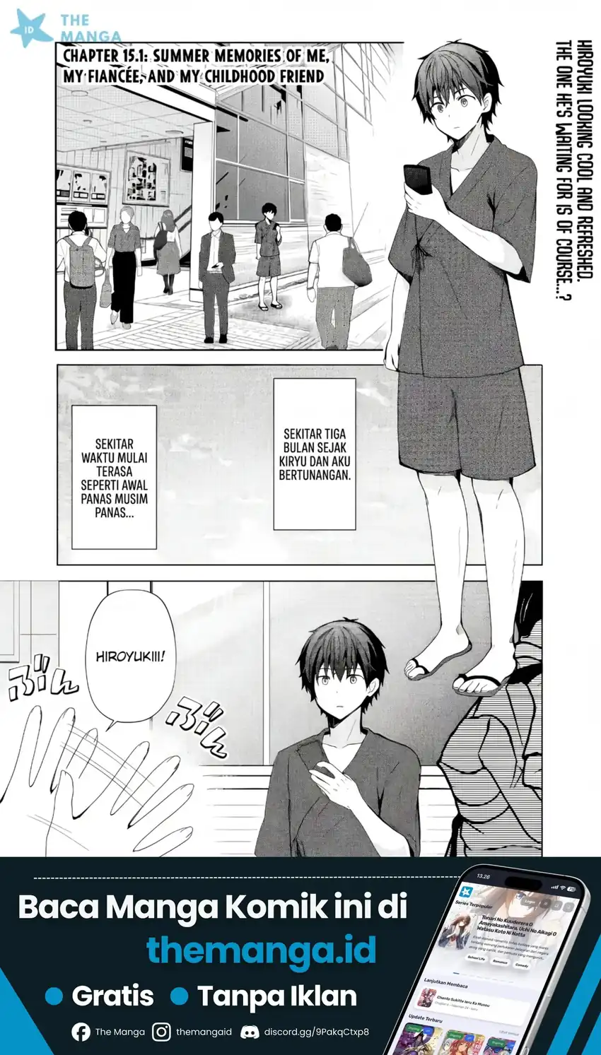 Iinazuke ga Dekita to Omottara, Sono Iinazuke ga Gakkou de Yuumei na “Akuyaku Reijou” Dattan dakedo, Dou Sureba Ii? Chapter 15 - Page 2