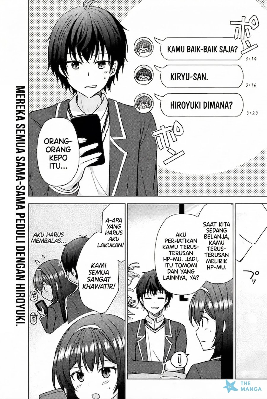 Baca Iinazuke ga Dekita to Omottara, Sono Iinazuke ga Gakkou de Yuumei na “Akuyaku Reijou” Dattan dakedo, Dou Sureba Ii? - Chapter 8 halaman 12