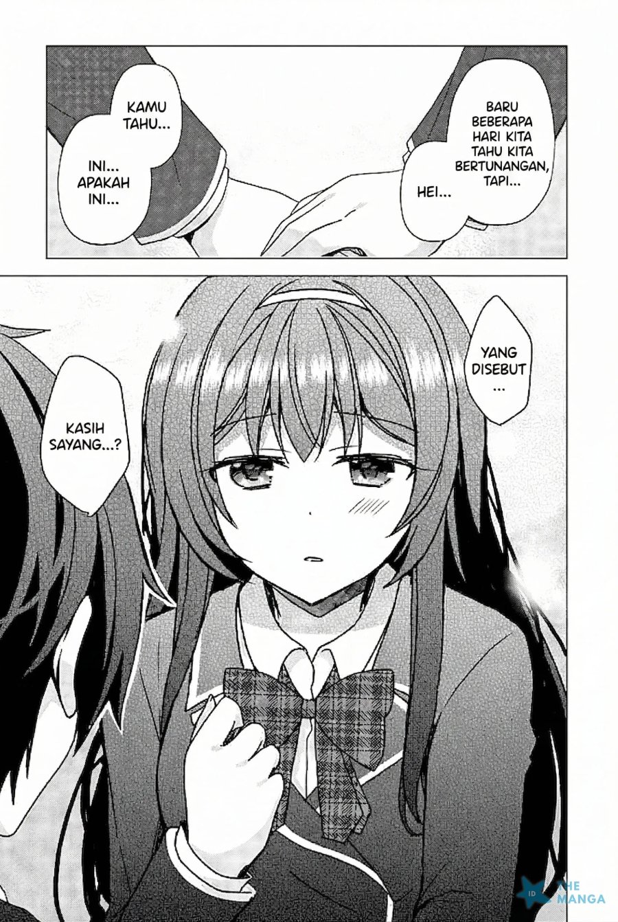 Baca Iinazuke ga Dekita to Omottara, Sono Iinazuke ga Gakkou de Yuumei na “Akuyaku Reijou” Dattan dakedo, Dou Sureba Ii? - Chapter 9 halaman 10