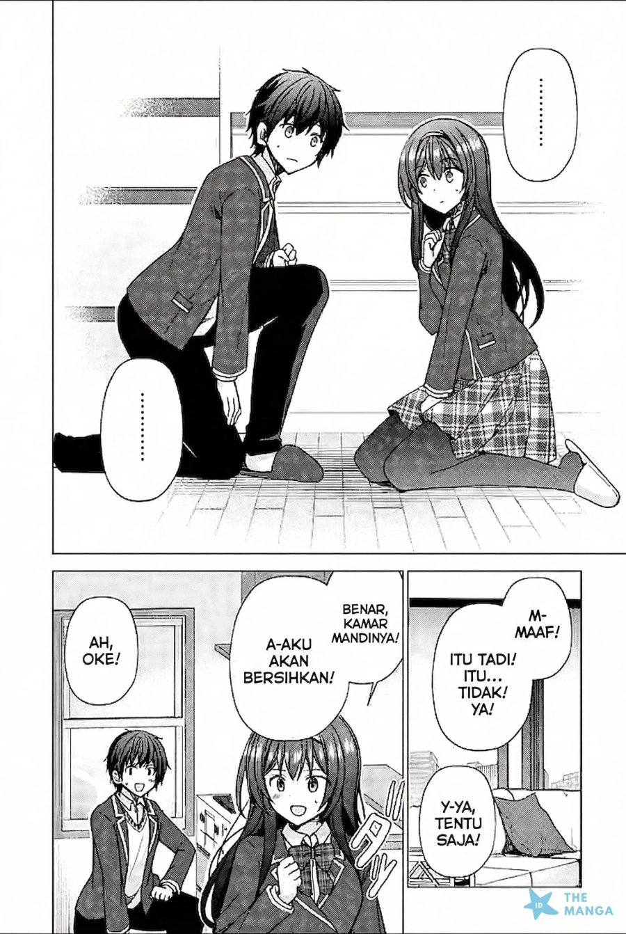 Baca Iinazuke ga Dekita to Omottara, Sono Iinazuke ga Gakkou de Yuumei na “Akuyaku Reijou” Dattan dakedo, Dou Sureba Ii? - Chapter 9 halaman 13