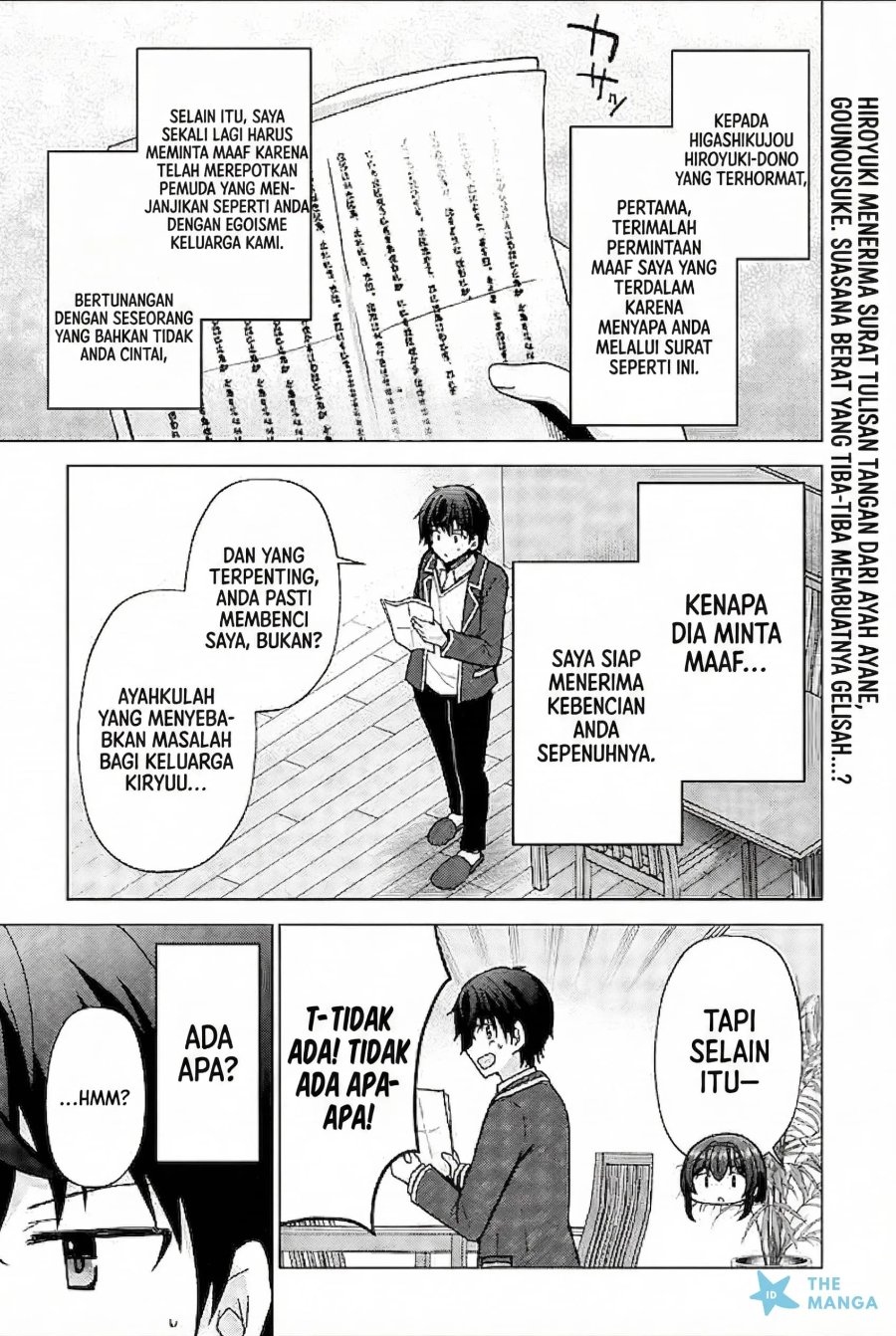 Baca Iinazuke ga Dekita to Omottara, Sono Iinazuke ga Gakkou de Yuumei na “Akuyaku Reijou” Dattan dakedo, Dou Sureba Ii? - Chapter 9 halaman 16