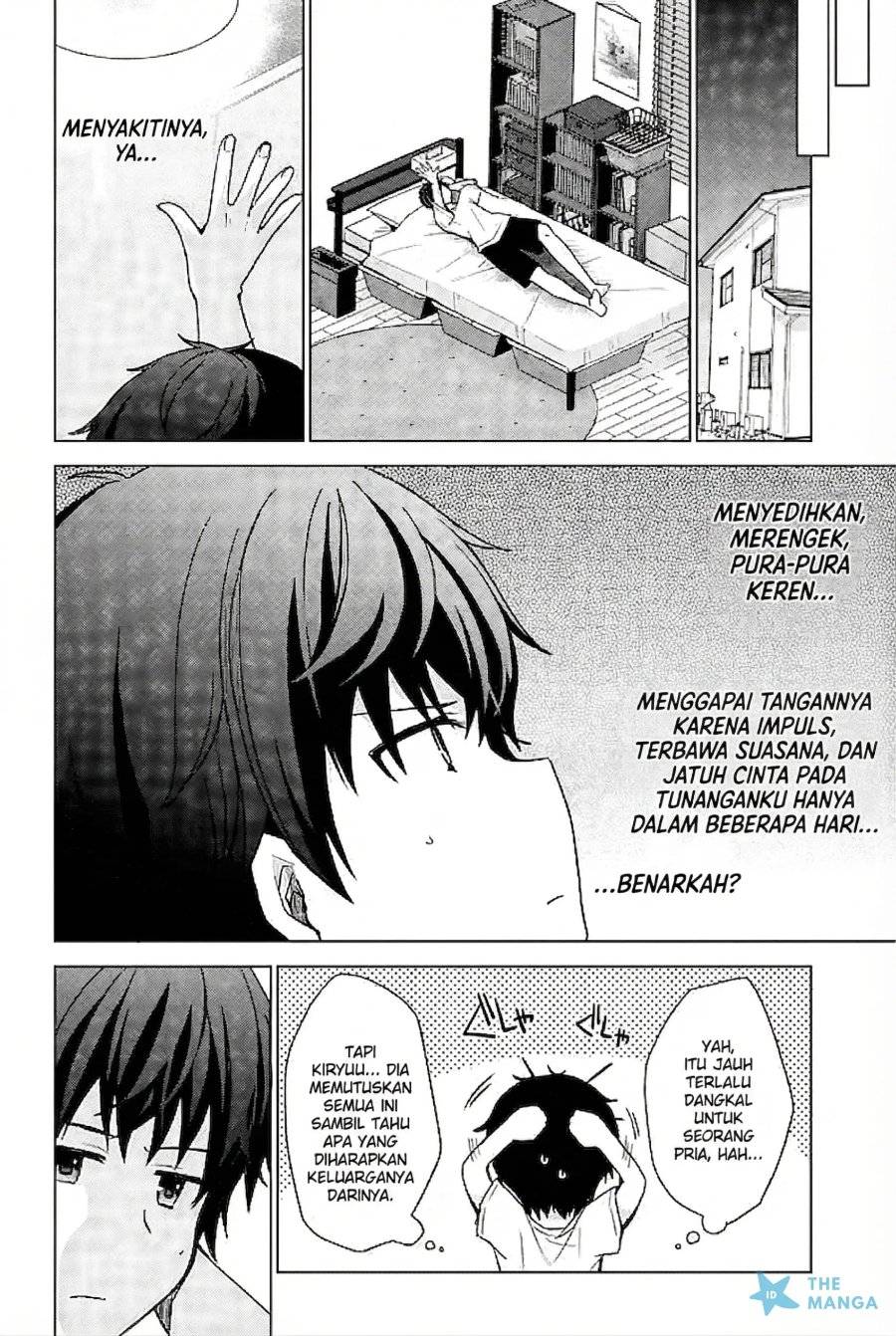 Baca Iinazuke ga Dekita to Omottara, Sono Iinazuke ga Gakkou de Yuumei na “Akuyaku Reijou” Dattan dakedo, Dou Sureba Ii? - Chapter 9 halaman 22