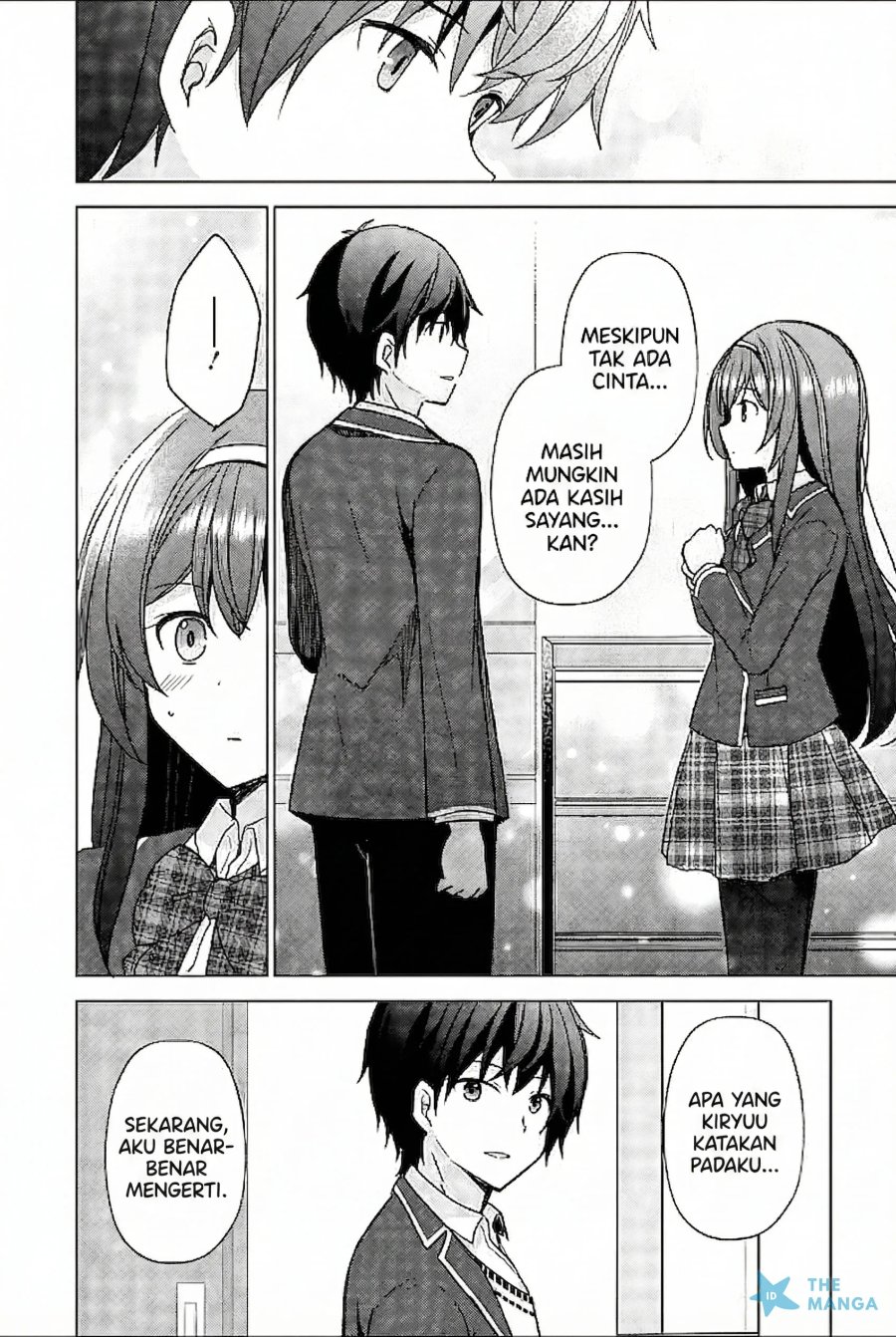 Baca Iinazuke ga Dekita to Omottara, Sono Iinazuke ga Gakkou de Yuumei na “Akuyaku Reijou” Dattan dakedo, Dou Sureba Ii? - Chapter 9 halaman 5